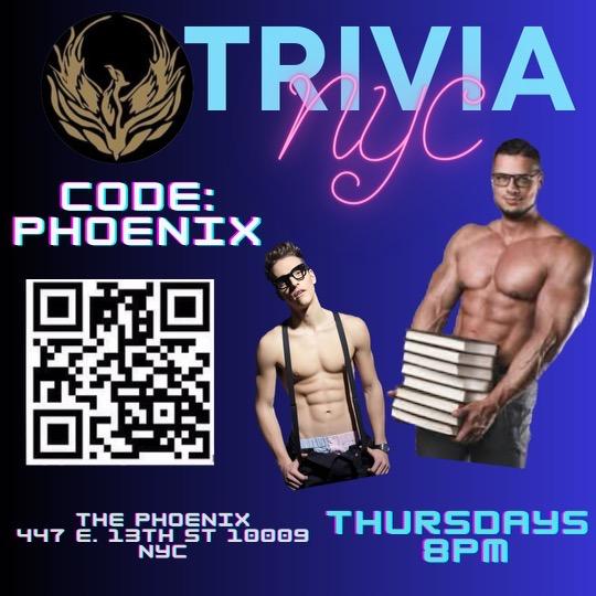 Trivia event flyer.